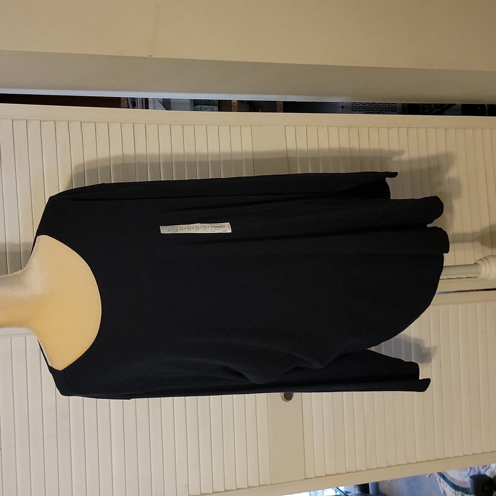 Croft & Barrow women's long sleeve t-shirt navy size 4X NWT